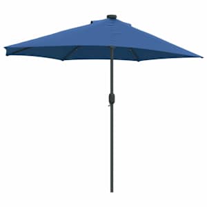 Zahradní slunečník Azurblau 294 x 150 x 224 cm Polyester a ocel - obrázek 7