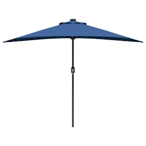 Zahradní slunečník Azurblau 294 x 150 x 224 cm Polyester a ocel - obrázek 5