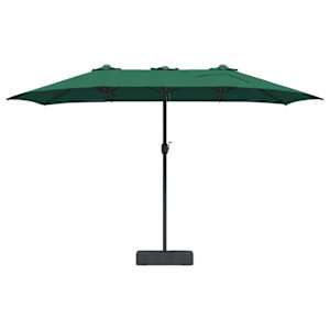 Zahradní slunečník Zelená 385 x 209 x 244 cm Polyester a ocel - obrázek 4