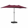 vidaXL Aedapara Bordeaux punane 385 x 209 x 244 cm Pol&uuml;ester ja teras