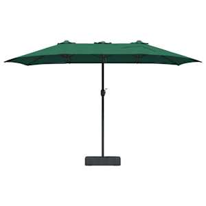 Zahradní slunečník Zelená 385 x 209 x 244 cm Polyester - obrázek 4