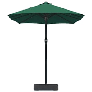 Zahradní slunečník Zelená 385 x 209 x 244 cm Polyester - obrázek 5