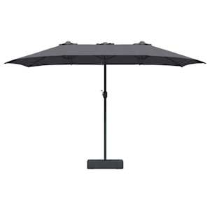 Zahradní slunečník Antracit 385 x 209 x 244 cm Polyester - obrázek 4