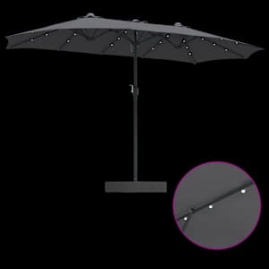 Zahradní slunečník Antracit 385 x 209 x 244 cm Polyester - obrázek 9