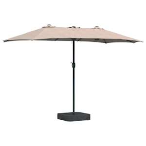 vidaXL Aedapara 385 x 209 x 244 cm Pol&uuml;ester Pruunikashall
