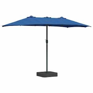 Zahradní slunečník Azurblau 385 x 209 x 244 cm Polyester - obrázek 2