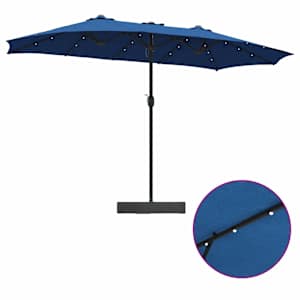 Zahradní slunečník Azurblau 385 x 209 x 244 cm Polyester - obrázek 10