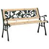 vidaXL Aiapink 2 -Seater 116 x 54 x 73 cm puit Pruun Ristk&uuml;lik