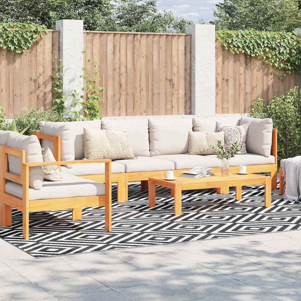 Välikorv Must ja valge 300 x 400 cm PP