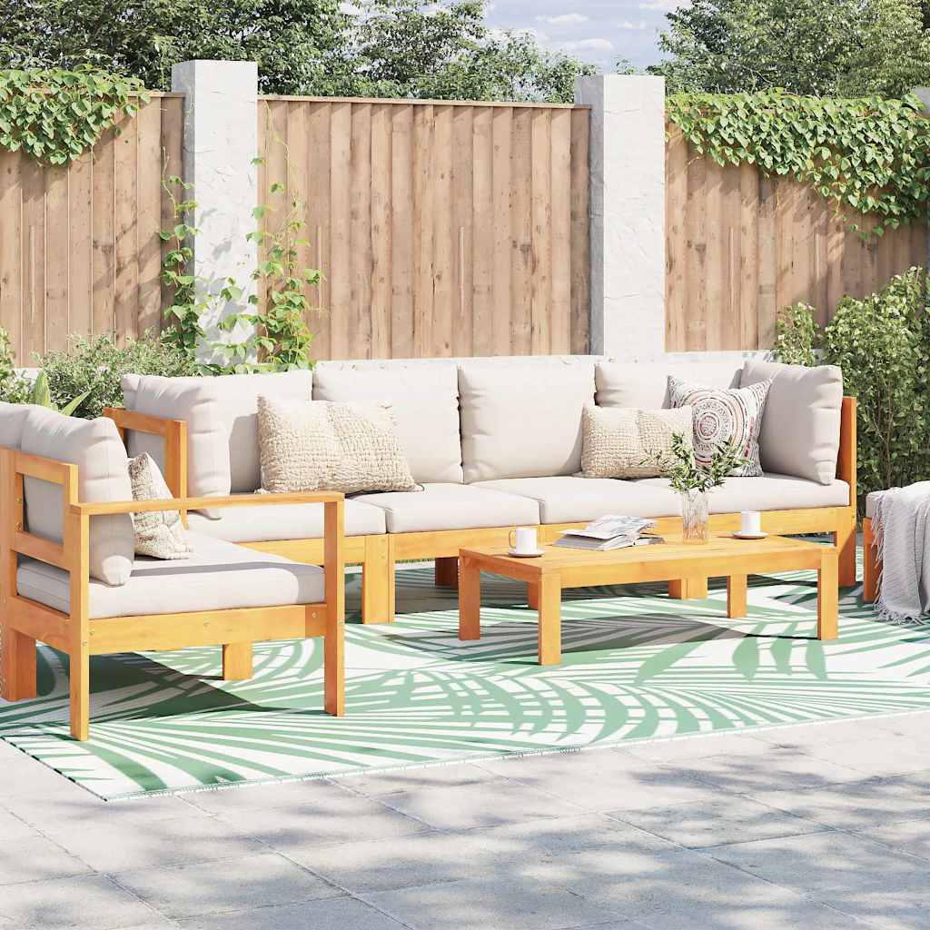vidaXL Outdoor-Teppich 'ARAKIL'in grün, 300 x 400 cm, aus PP