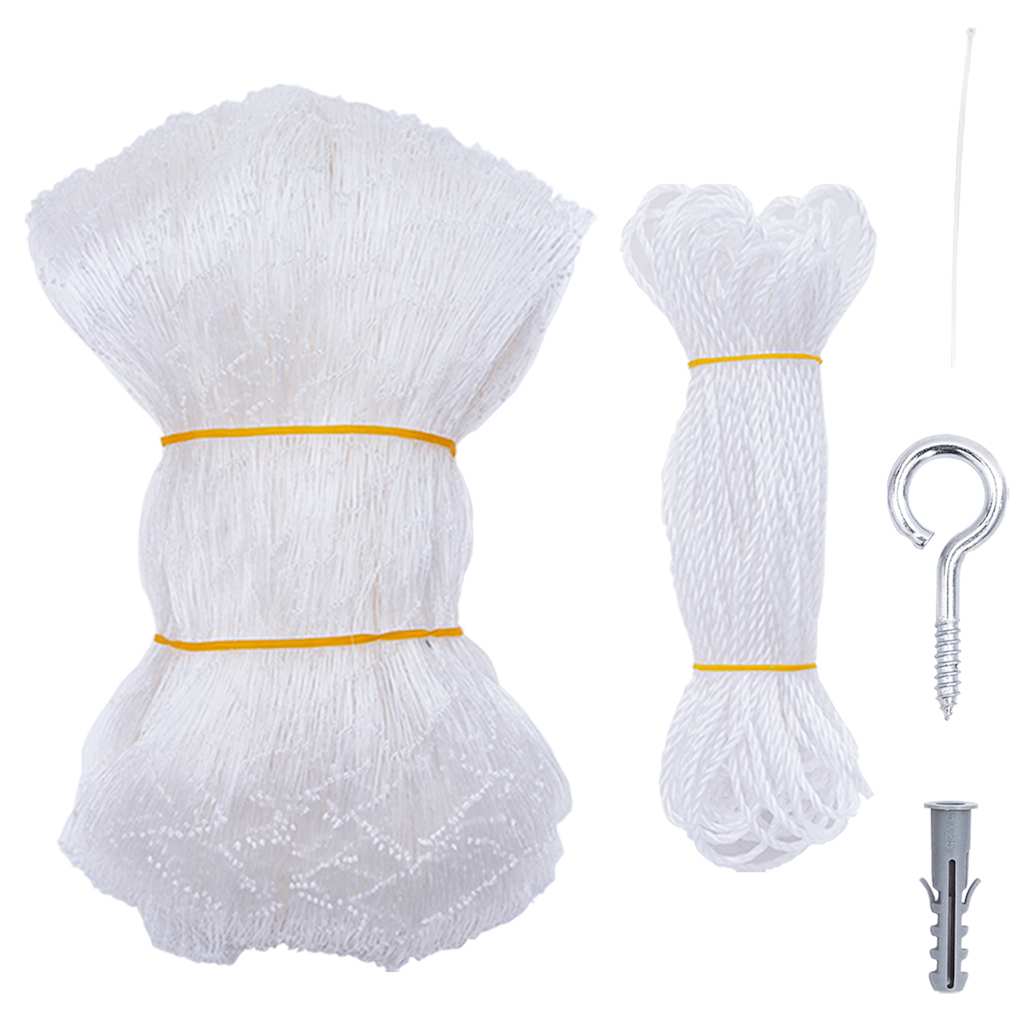 vidaXL Kattennet Transparant 3x2 m Nylon