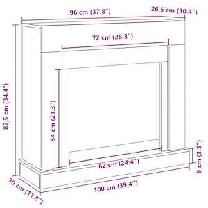 Krbová obestavba Černý dub 100x30x87,5 cm Dřevěná konstrukce - obrázek 10