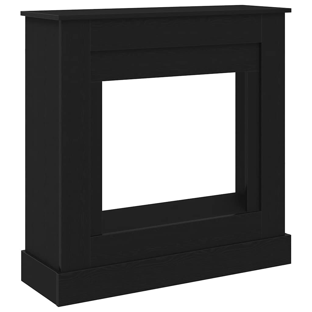 vidaXL Krbová obestavba Černý dub 90x30x90 cm kompozitní dřevo