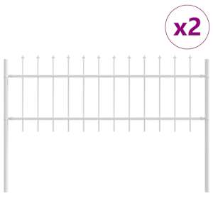 vidaXL Aiandus aiapaneel WOERDEN 2 tk 3,4 x 0,6 m Pulberkattega teras