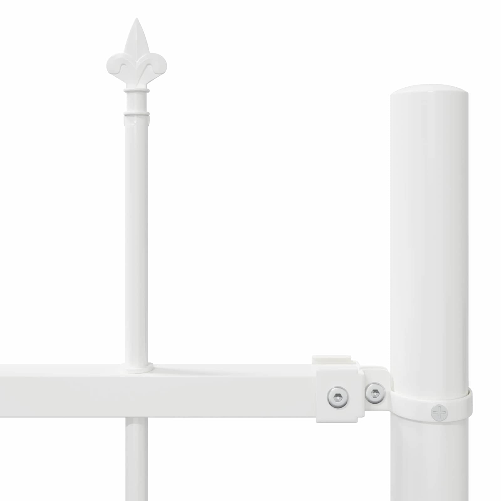 Aiandus aiapaneel 5 pcs Valge 8,5 x 0,8 m Pulberkattega teras 19 Kõik vajalik sinu aeda ja koju! Aiandus aiapaneel 5 pcs Valge 8,5 x 0,8 m Pulberkattega teras - Image 4