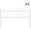 vidaXL Aiandus aiapaneel BOXTEL 5 tk 8,5 x 0,6 m Pulberkattega teras