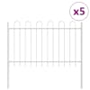 vidaXL Aiandus aiapaneel BOXTEL 5 tk 8,5 x 1 m Pulberkattega teras