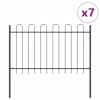 vidaXL Aiandus aiapaneel BOXTEL 7 tk 11,9 x 1,2 m Pulberkattega teras