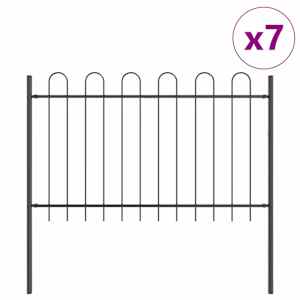 Zahradní plot BOXTEL 7 ks 11,9 x 1,2 m Práškově lakovaná ocel - obrázek 2