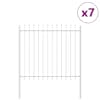 vidaXL Aiandus aiapaneel WOERDEN 7 tk 11,9 x 1,5 m Pulberkattega teras
