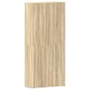 vidaXL Kinga kapp 80 x 35.5 x 180 cm Tehispuit Pruun