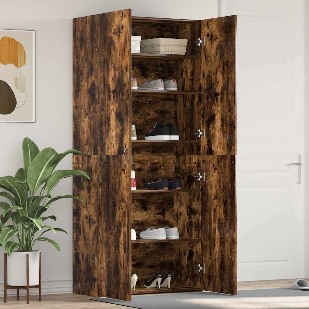 Kenkäteline Savutettu Tammi 80x35,5x180 cm Tekninen Puu
