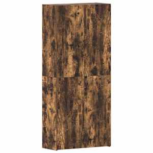 vidaXL Kinga kapp 80 x 35.5 x 180 cm Tehispuit Mitmev&auml;rviline