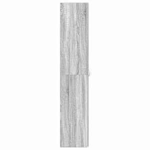 Skříň na obuv s policí Šedá 80 x 35.5 x 180 cm Kompozitní dřevo - obrázek 7