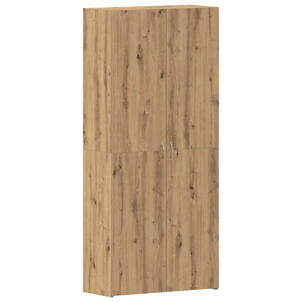 Kenkäteline Artisan Oak 80×35,5×180 cm Tekninen puu