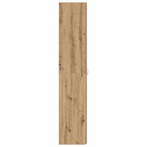 Skříň na obuv Hnědá 80 x 35.5 x 180 cm Kompozitní dřevo - obrázek 7