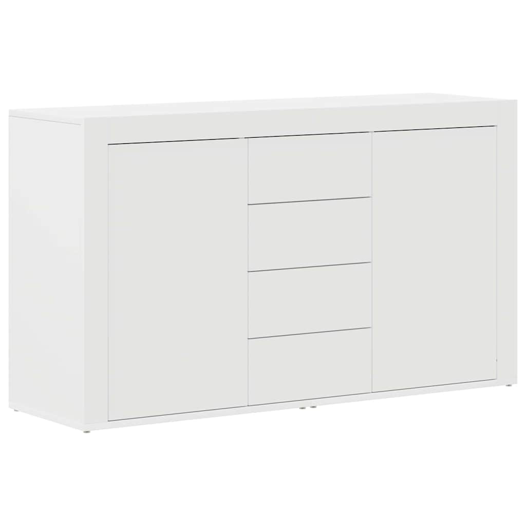  vidaXL Széf fiókkal Fehér 120 x 36 x 69 cm Faanyag akciós termékkép 1