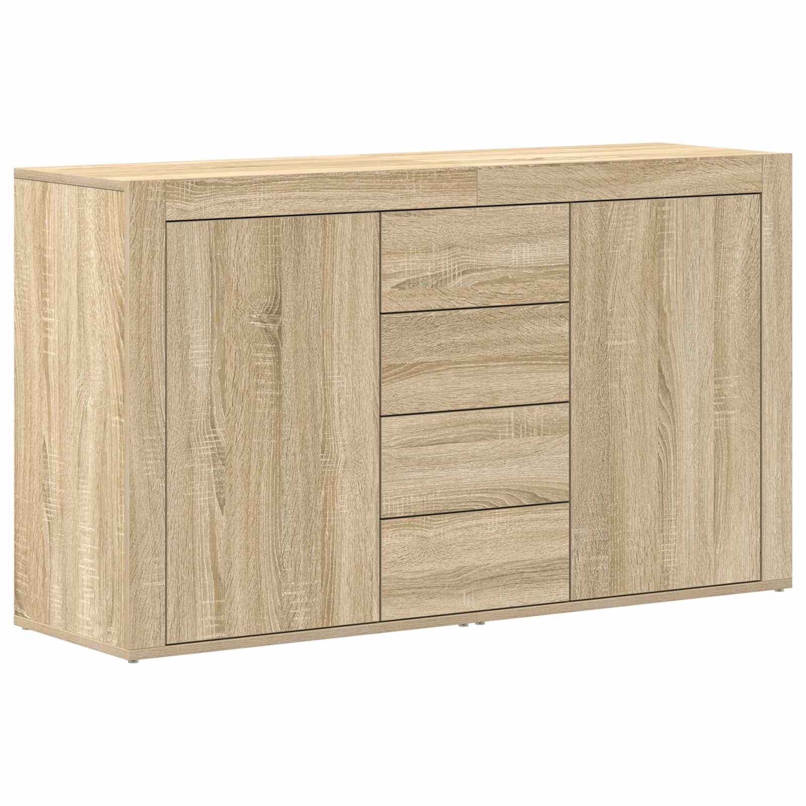 Bufet Dąb Sonoma 120 x 36 x 69 cm Materiał drewnopochodny