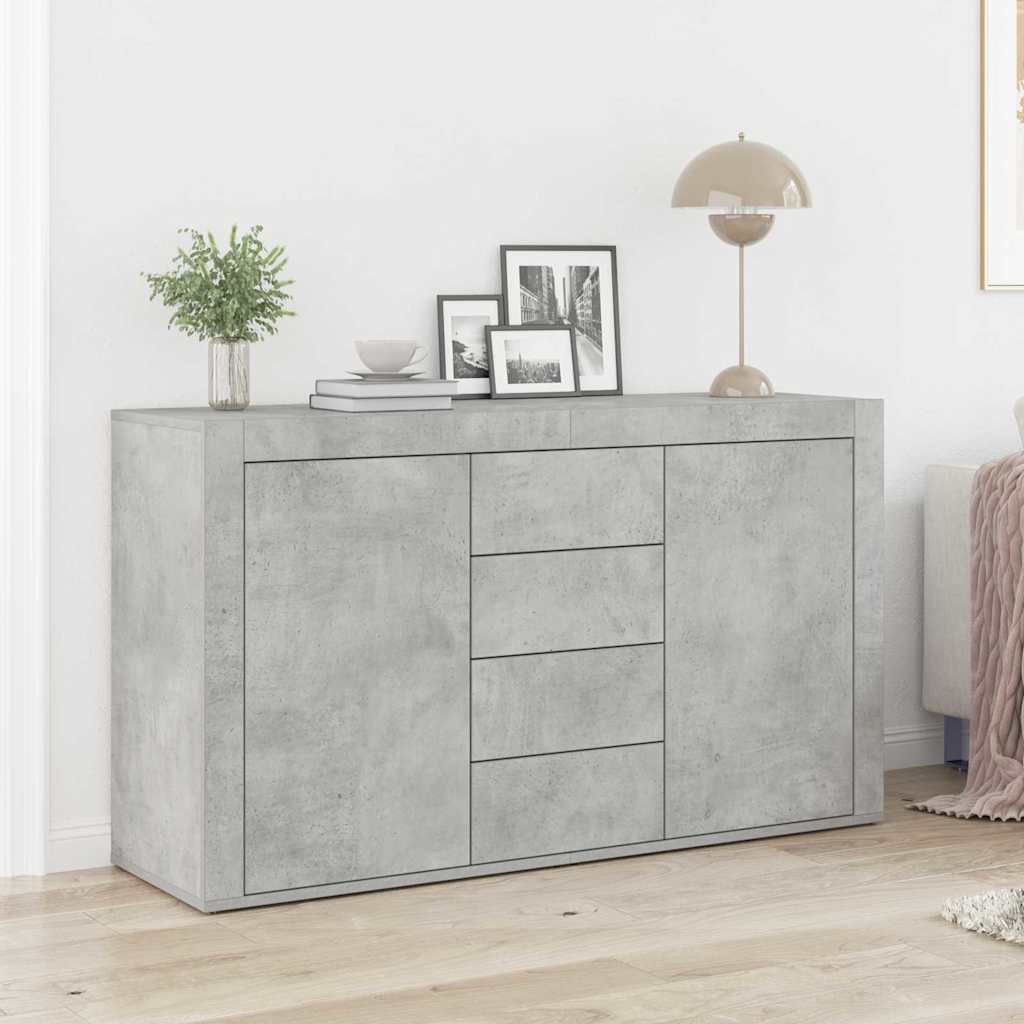 Külglaud Betoonhall Tehispuit 120 x 36 x 69 cm Ladustamine