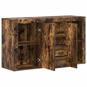 Servírovací skříň Kouřový dub 120 x 36 x 69 cm kompozitní dřevo - obrázek 5