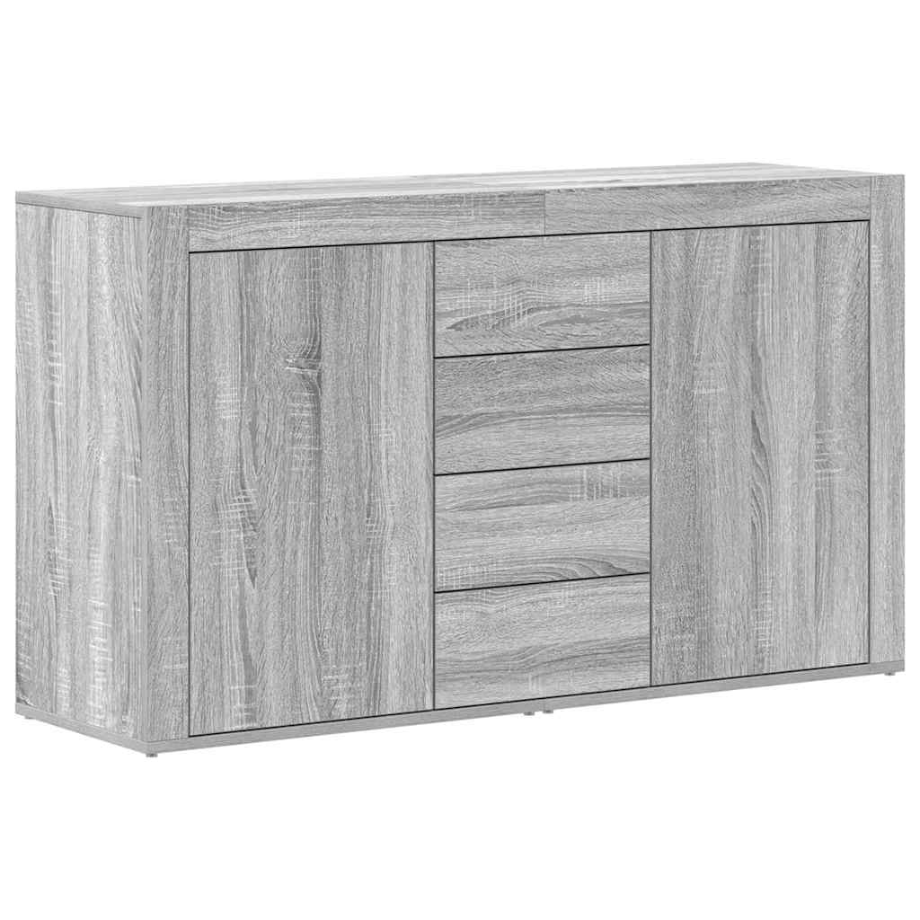  vidaXL Széf fiókkal Szürke sonoma 120 x 36 x 69 cm Faanyag akciós termékkép 1