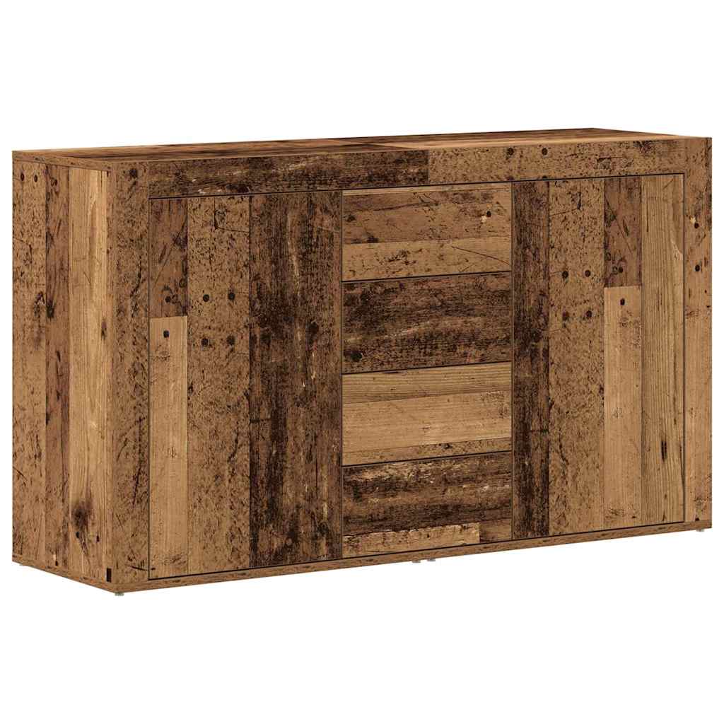  vidaXL Széf fiókkal Régi fa 120 x 36 x 69 cm Faanyag akciós termékkép 1