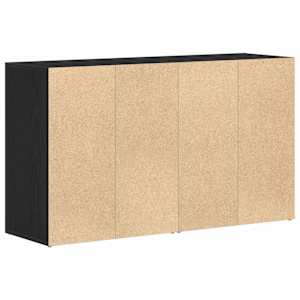 Servírovací skříň Černý dub 120 x 36 x 69 cm kompozitní dřevo - obrázek 8