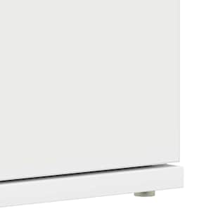 Skříň na obuv s policí Bílá 80 x 39 x 178 cm kompozitní dřevo - obrázek 9
