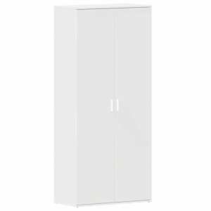 vidaXL Kinga kapp 80 x 39 x 178 cm Tehispuit Valge