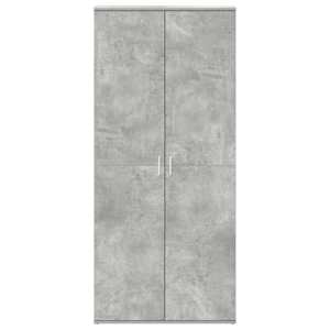 Skříň na obuv Betonově šedá 80 x 39 x 178 cm kompozitní dřevo - obrázek 6