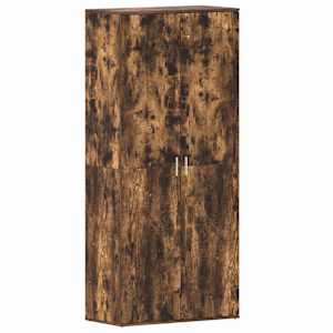 vidaXL Kinga kapp 80 x 39 x 178 cm Tehispuit Suitsetatud tamm