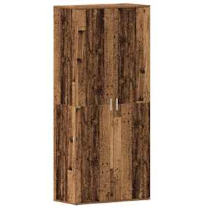 vidaXL Kinga kapp 80 x 39 x 178 cm Tehispuit Vana puit