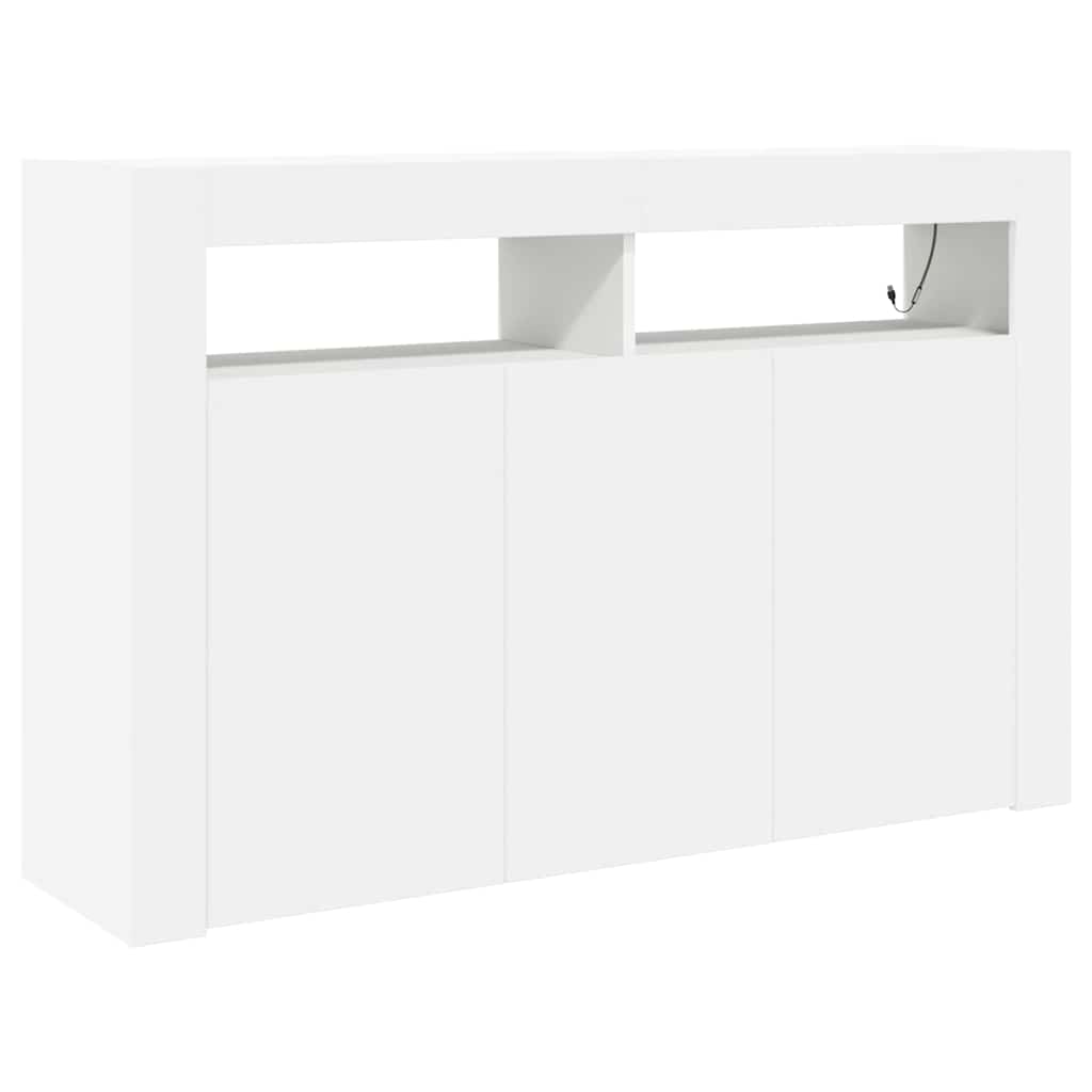  vidaXL Széf Fehér 116 x 30 x 75 cm Faanyag akciós termékkép 1