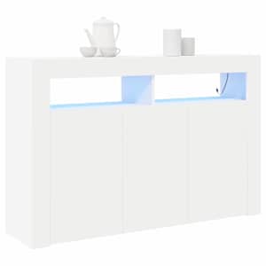 Servírovací skříň Bílá 116 x 30 x 75 cm kompozitní dřevo - obrázek 3