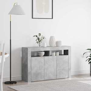 Servírovací skříň Betonově šedá 116 x 30 x 75 cm
