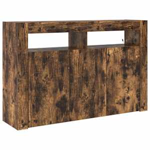 Servírovací skříň Kouřový dub 116 x 30 x 75 cm kompozitní dřevo - obrázek 2