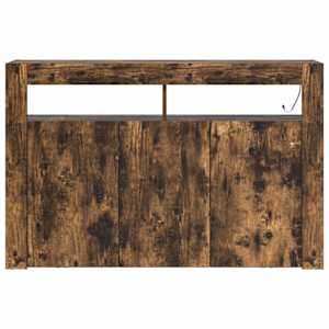 Servírovací skříň Kouřový dub 116 x 30 x 75 cm kompozitní dřevo - obrázek 7