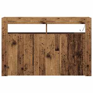 Servírovací skříň Staré dřevo 116 x 30 x 75 cm kompozitní dřevo - obrázek 7