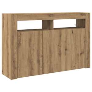 Servírovací skříň Artisanový dub 116 x 30 x 75 cm - obrázek 2