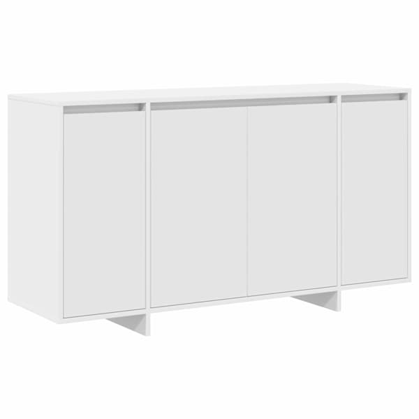 vidaXL K&otilde;ide Valge 135 x 41 x 75 cm Tehispuit